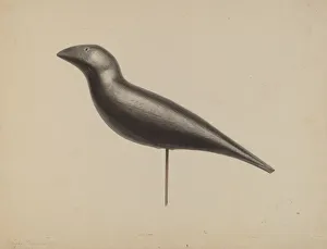 Decoy Prints: Decoy, c. 1938. Creator: Roberta Spicer