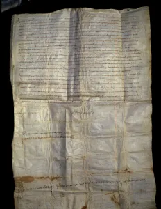 Assembly Prints: Decree of the Synod of Agde, parchment document, dated 907