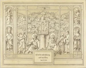 Craftsman Prints: Dedication: Ich bin die Auferstehung und das Leben (I am the resurrection and the life)