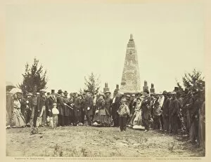 Dedication of Monument on Bull Run Battle-field, June 1865. Creator: William Morris Smith