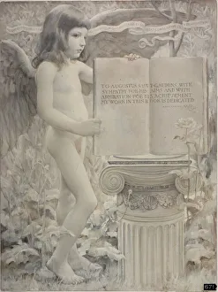 Will Hicok Low Prints: Dedication (Odes and Sonnets), 1887. Creator: Will H. Low
