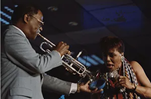 Terry Clark Prints: Dee Dee Bridgewater and Clark Terry