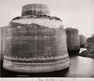 Bourne Samuel Prints: Deeg, The Fort, Late 1860s. Creator: Samuel Bourne