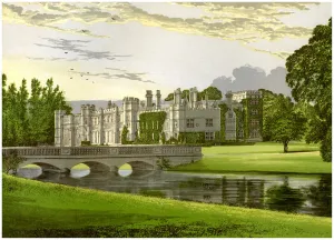 Deene Park, Northamptonshire, home of the Countess of Cardigan, c1880