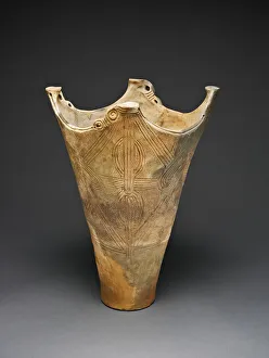10th Century Bc Prints: Deep Pot, c. 2000-1000 B. C. Creator: Unknown