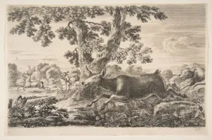 Deer hunt, from Animal hunts (Chasses adifferents animaux), ca. 1654