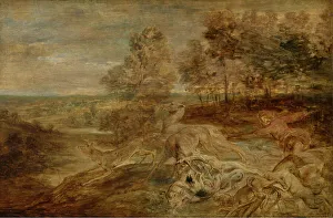 Deer Hunting Prints: The Deer Hunt, c1630s. Creator: Peter Paul Rubens