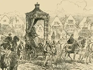 Sir Francis Gallery: Defeat of the Armada: Thanksgiving Service at St. Paul s, (1558), 1890. Creator: Unknown