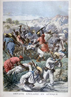 Frederic Lix Prints: Defeat for the British in Africa, 1894. Artist: Frederic Lix