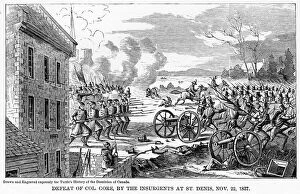 Print Collector5 Collection: Defeat of Colonel Gore, by the Insurgents at St Denis, 22 November 1837, (1877)