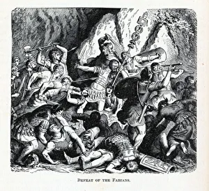 Defeat of the Fabians, 1882. Artist: Anonymous
