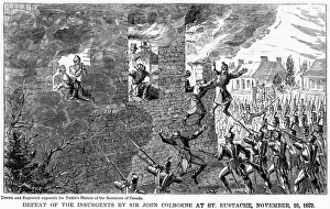 Flags Gallery: Defeat of the Insurgents by Sir John Colborne at St Eustache, 25 November 1837, (1877)