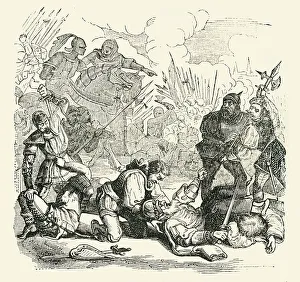 John Frost Prints: The Defeat of Narvaez, 1849. Creator: Unknown