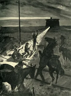 Defeat Collection: Defeat of a Night Attempt to Cross the Railway, 1902. Creator: Allan Stewart