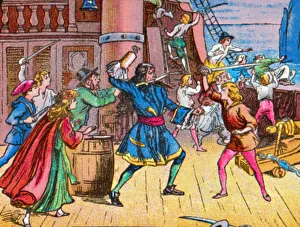 Barrie Gallery: Defeat of the pirates, c1905