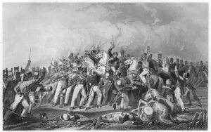 Defeat of the Sealkote Mutineers by General Nicholsons column, 1857, (c1860)