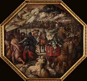 Defeat of the Venetians in Casentino, 1563-1565. Artist: Vasari, Giorgio (1511-1574)