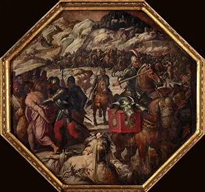 Pisa Prints: Defeat of the Venetians in Casentino, 1563-1565. Artist: Vasari, Giorgio (1511-1574)