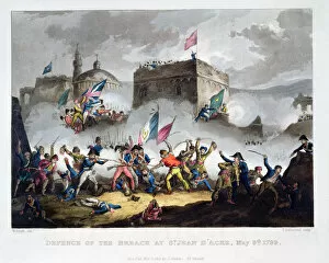 Acco Gallery: Defence of the breach at St Jean d Acre, May 8th 1799, 1815