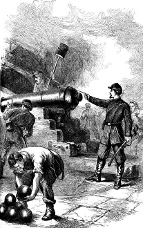 Defence of Fort Sumter, South Carolina, 1861 (c1880) Defence of Fort Sumter, South Carolina, 1861 (c1880)