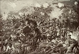 Boers Prints: The Defence of Spion Kop, January 1900, (c1900). Creator: Unknown