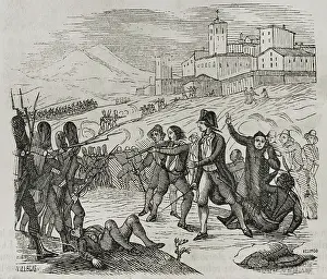 Locals Prints: Defense of Camprodon by the citizens, 1793, (1851). Creator: Unknown
