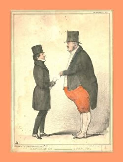Top Hat Collection: Deficiency. - Surplus. 1836. Creator: John Doyle
