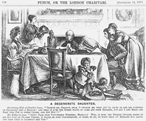 A Degenerate Daughter, 1870. Artist: George du Maurier