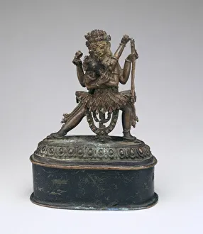 Deities Chakrasamvara and Vajravarahi in Ritual Embrace (Yab-Yum), 16th century