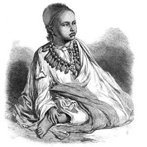 Abyssinia Prints: Dejatch Alamaeo, son of Theodore, late King of Abyssinia, 1868. Creator: Unknown