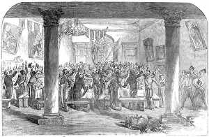 Toasting Prints: Dejeuner to the 89th Regiment, in the Town-Hall
