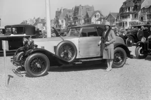 Delage Prints: Delage at Boulogne Motor Week, France, 1928. Artist: Bill Brunell