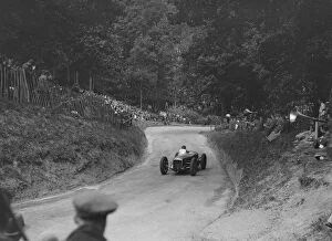 Delage of JC Davis competing in the MAC Shelsley Walsh Hill Climb, Worcestershire, 1932