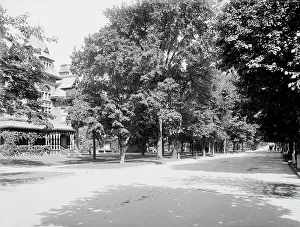 Residential Street Prints: Delaware Ave. Buffalo, N.Y. c1900. Creator: Unknown