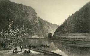 Canoe Prints: Delaware Water Gap, 1872. Creator: Robert Hinshelwood