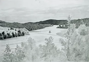 Delaware Water Gap, c. 1890. Creator: Louis Michel Eilshemius