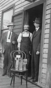 Carpenter Frank G Prints: Delegate Wickersham, the assayer and Frank G