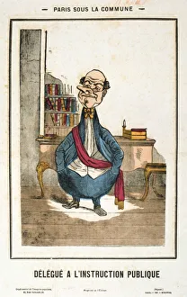 Delegue a l Instruction Publique, Paris Commune, 1871