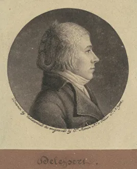 Mezzotint Prints: Delessert, 1796. Creator: Charles Balthazar Julien Fevret de Saint-Memin