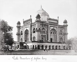 Bourne Samuel Prints: Delhi, Mausoleum of Sufdar Iung, Late 1860s. Creator: Samuel Bourne