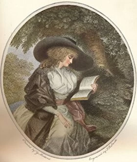 Oval Collection: Delia in the Country, 1788, (1902). Artist: John Raphael Smith