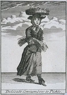 Bundle Gallery: Delicate Concumbers to Pickle, Cries of London, (c1688?)