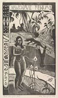 Adaptation Gallery: Delightful Land, 1893-94. Creator: Paul Gauguin