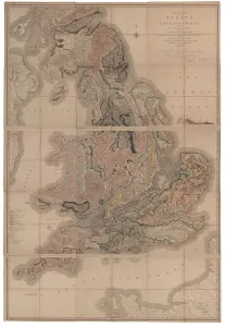 Delineation of the Strata of England and Wales with a Part of Scotland (The first geological map of Artist: Smith, William (1769-1839)