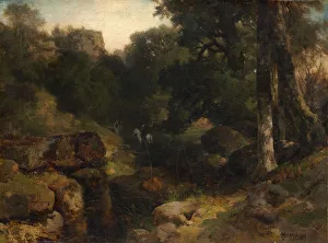 Thomas Moran American Prints: The Dell, 1878. Creator: Thomas Moran (American, 1837-1926)