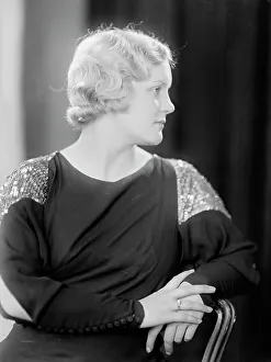Shoulder Prints: Della M. Adcock, Portrait, 1933