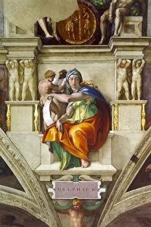 Cassandra Gallery: The Delphic Sibyl (Sistine Chapel ceiling in the Vatican), 1508-1512