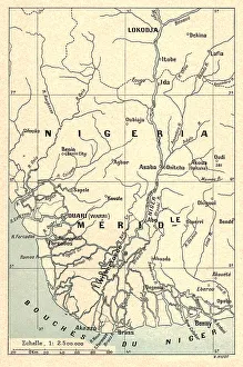 Nigeria Prints: Delta du Niger; L'Ouest Africain, 1914. Creator: Unknown