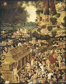 Ararat Gallery: The Deluge, 1450-1499. Artist: Anonymous