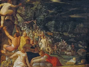 Book Of Genesis Prints: The Deluge, 1600-1601. Creator: Adam Elsheimer